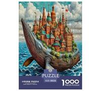 baleinePuzzles De 1000 Pièces pour Adultes Et Enfants Jeux Familiaux Fantaisie CityAmusant Et Difficile pour La Décoration Intérieure Idée De Cadeau Géniale38x26cm/1000pcs