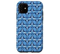 Baleines Blanches Bleues Yin Yang Sea Animal Ocean Marine Mammifère Coque pour iPhone 11