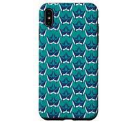 Baleines Blanches et Bleues - Animaux Marins - Océan Vert Coque pour iPhone XS Max