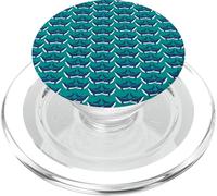 Baleines Blanches et Bleues - Animaux Marins - Océan Vert PopSockets PopGrip pour MagSafe