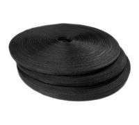 Baleines en polyester pour la couture, baleines en plastique, corsets, tiges, travaux manuels, accessoires de couture, robes, sacs, entre autres, rouleau de 46 mètres, (Noir 332, 12mm)