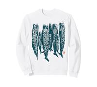 Baleines Endormies Océan Maori Modèle Mammifères Marins Sweatshirt