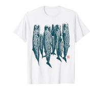 Baleines Endormies Océan Maori Modèle Mammifères Marins T-Shirt Graphique avec Valeur