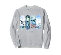 Baleines Océan Mer en Aquarelle - Anmial Whale Sweatshirt