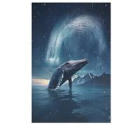 Baleines Puzzles Adultes 1000 Pièces en Bois, Jouet De Puzzle De Défi De Cerveau pour des EnfFourmis, D’Intelligence 78×53cm