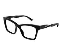Balenciaga Femme Balenciaga BB0210O 001 Montures optiques Acétate Noir Cat Eye