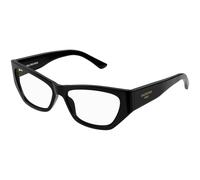 Balenciaga Femme Balenciaga BB0372O 001 Montures optiques Acétate Noir Transparent Cat Eye