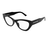 Balenciaga Femme Balenciaga BB0449O 001 Montures optiques Acétate Noir Transparent Cat Eye