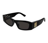 Balenciaga Femme Balenciaga BB0478S 001 Lunettes de soleil Acétate Noir Gris Géométrique