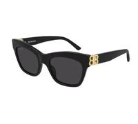 Balenciaga Femme BB0132S 001 Lunettes de soleil Acétate Noir Gris Cat Eye Normale