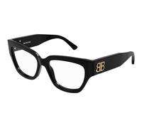 Balenciaga Femme BB0326O 001 Montures optiques Acétate Noir Transparent Carré