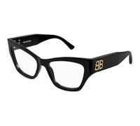 Balenciaga Femme BB0362O 001 Montures optiques Acétate Noir Transparent Cat Eye