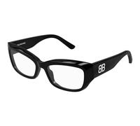 Balenciaga Femme BB0399O 001 Montures optiques Acétate Noir Transparent Carré