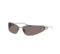 Balenciaga Femme Sunglass BB0484S - Couleur du Monture: Argent, Couleur de Lentille: Gris