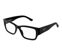 Balenciaga Homme BB0371O 001 Montures optiques Acétate Noir Transparent Carré