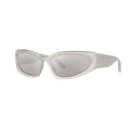 Balenciaga Homme Sunglass BB0157S - Couleur du Monture: Argent, Couleur de Lentille: Argent