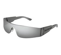 Lunettes de soleil Balenciaga Bb0041s col. 002 Unisexe Enveloppant Argent