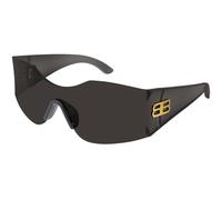 Balenciaga Unisex Balenciaga BB0292S 001 Lunettes de soleil Nylon Gris Gris Géométrique