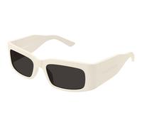 Balenciaga Unisex Balenciaga BB0328S 007 Lunettes de soleil Acétate Beige Gris Carré