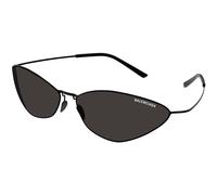 Balenciaga Unisex Balenciaga BB0350S 001 Lunettes de soleil Titane Noir Gris Cat Eye