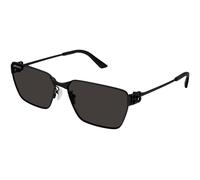 Balenciaga Unisex Balenciaga BB0374SK 001 Lunettes de soleil Métal Noir Gris Carré