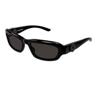 Balenciaga Unisex Balenciaga BB0409S 001 Lunettes de soleil Acétate Noir Gris Carré
