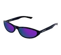 Balenciaga Unisex BB0007S 011 Lunettes de soleil Acétate Violet Violet Ronde
