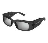 Balenciaga Unisex BB0328S 003 Lunettes de soleil Acétate Gris Argent Carré