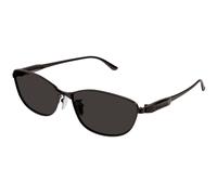 Balenciaga Unisex BB0357SA 001 Lunettes de soleil Métal Gris Gris Carré