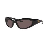 Balenciaga Unisex Sunglass BB0384S - Couleur du Monture: Noir, Couleur de Lentille: Gris
