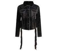 Balenciaga veste en jean femme noir slim - 40