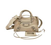 Balenciaga Vintage - Sac à main mini vintage de seconde main - Femme - Pre-owned - Beige - Taille: ONE Size