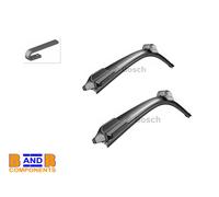 BALES D'ESSUIE-GLACE BOSCH AR18U AERO TWIN RETRO VW GOLF MK2 GTI C442