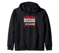 Balgue Papy A Toujours Raison Drole Rigolo Humour Papy Mamie Sweat à Capuche
