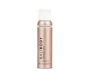 Bali Body Bronzage instantané moyen-foncé | Spray aéré parfait pour la peau, finition bronzée à l'aérographe sans défaut | Apaisant pour tous les types de peau | Végétalien