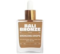 BALI BRONZE Bronzing Drops - Gouttes bronzantes de luxe pour le visage, le cou et le décolleté - Gouttes autobronzantes douces à l'huile de coco - Bronzant hydratant pour le visage à mélanger avec de