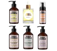 Bali Curls Complete Curl Care Kit - Soin complet et routine de coiffage pour des boucles définies - Shampoing, après-shampoing, volume, soin et définition