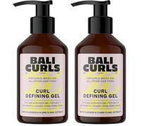 BALI CURLS Curl Defining Gel - Bouclant définissant aux extraits de graines de lin et d'ylang-ylang - Gel bouclant végétalien pour des boucles souples et définies - 150ml (Lot de 2)