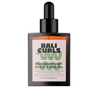 Bali CURLS Rosemary Grow Scalp & Hair Oil - Huile capillaire au romarin, à l'huile de sapote et aux micro-algues - Soin végétalien pour cuir chevelu et huile capillaire - Méthode curly - Sans silicone