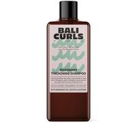 Bali CURLS Rosemary Thickening Shampooing fortifiant à l'huile de romarin, biotine et caféine - Shampooing volume végétalien pour cheveux fins et fins - Conforme aux boucles - 200 ml
