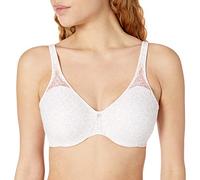 Bali Designs Women's Passion for Comfort Minimizer Underwire Bra, Pink Leaf