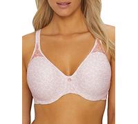 Bali Designs Women's Passion for Comfort Minimizer Underwire Bra, Pink Leaf