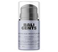 Bali Gents Hydra Age Moisturizer - Crème nourrissante pour le visage - Crème hydratante à l'acide hyaluronique pour le visage - Crème antioxydante avec formule anti-âge - Avec pantenol et aloe vera