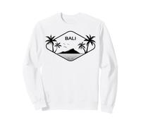 Bali Île Palmiers Vagues Oiseaux Cadeau Souvenir Gili Ubud Sweatshirt