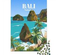 Bali Indonesia Puzzle 1000 Pièces, Cadeau Nouvel an, 52x38cm/1000pcs