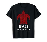Bali Indonésie Tribal Sea Turtle Island T-Shirt