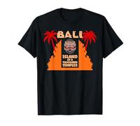 Bali l'île aux Mille Temples Masque Barong Porte T-Shirt