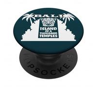 Bali Masque Barong l'île aux Mille Temples Porte Souvenir PopSockets PopGrip Adhésif