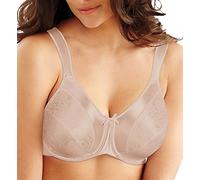Bali Satin Tracings Soutien-Gorge Minimiseur à Armatures, Soutien-Gorge à Couverture complète, Soutien Maximal Minimiseur à Armatures, Nude, 90D (Taille Fabricant:34D)
