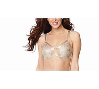 Bali Satin Tracings Soutien-Gorge Minimiseur à Armatures, Soutien-Gorge à Couverture complète, Soutien Maximal Minimiseur à Armatures, Nude, 95D (Taille Fabricant:36D)